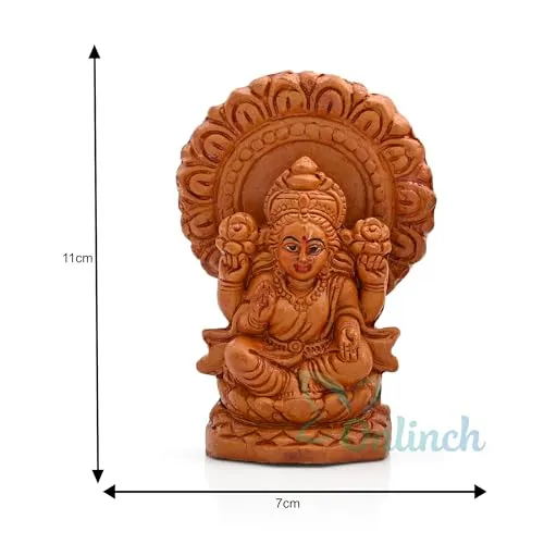 Laxmi Ganesh Idol, Laxmi Ganesh Murti, 11 x 7 cm Laxmi Ganesh Idol for Home Decor, Decorative Items, Decor for Living Room, Home, Temple, Pooja Room