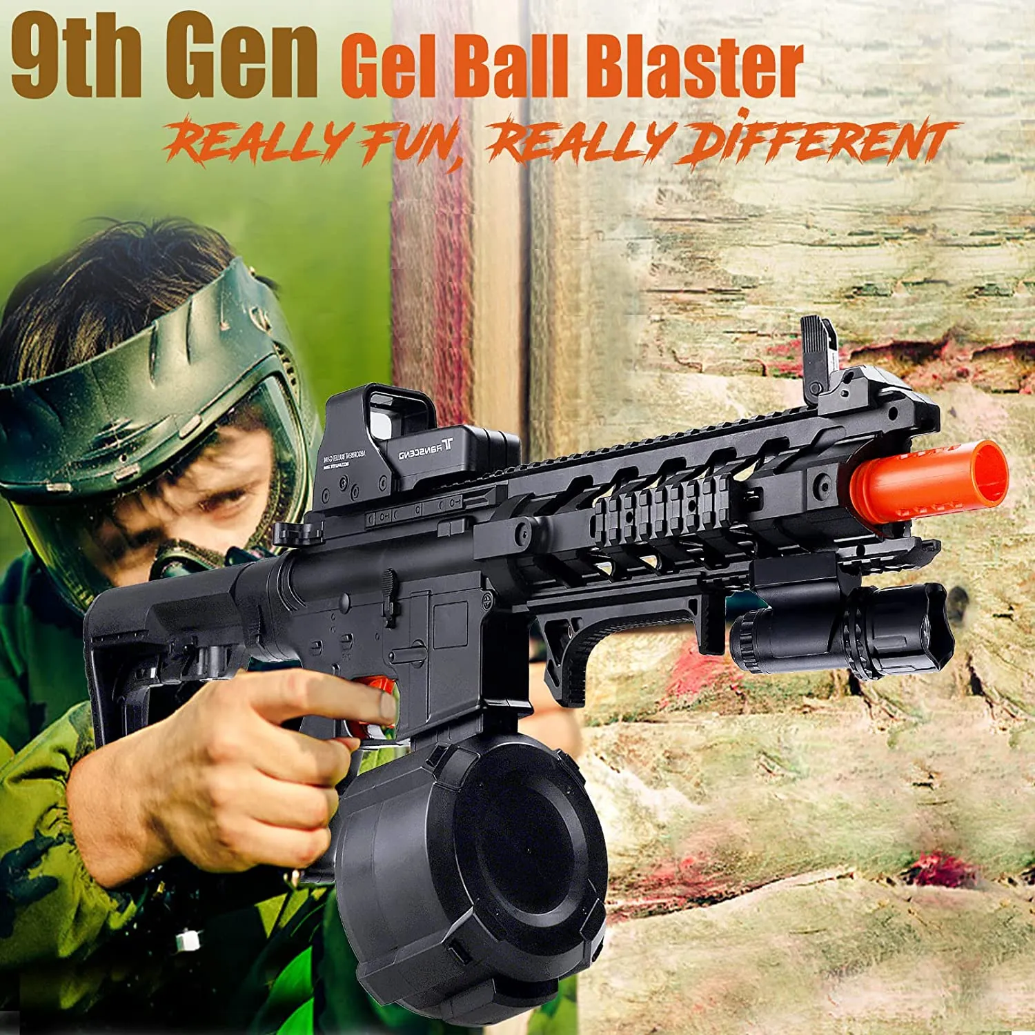 M4 Gel Blaster with Drum