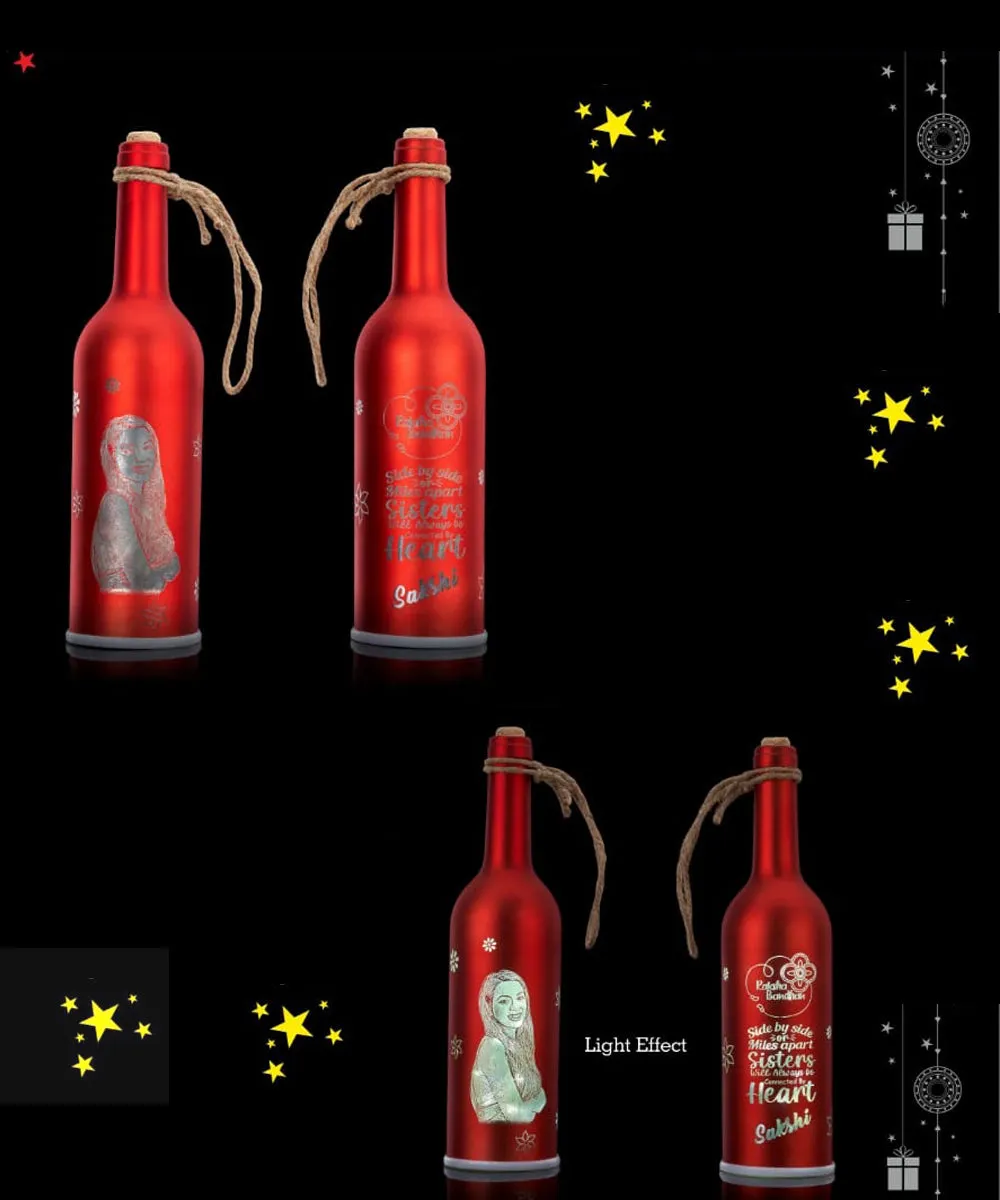 Memento Bottle With LED Light