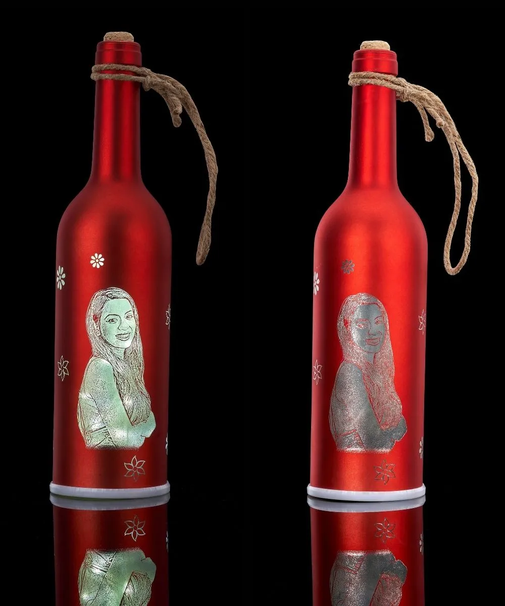 Memento Bottle With LED Light