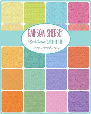 Moda Rainbow Sherbet Charm Pack