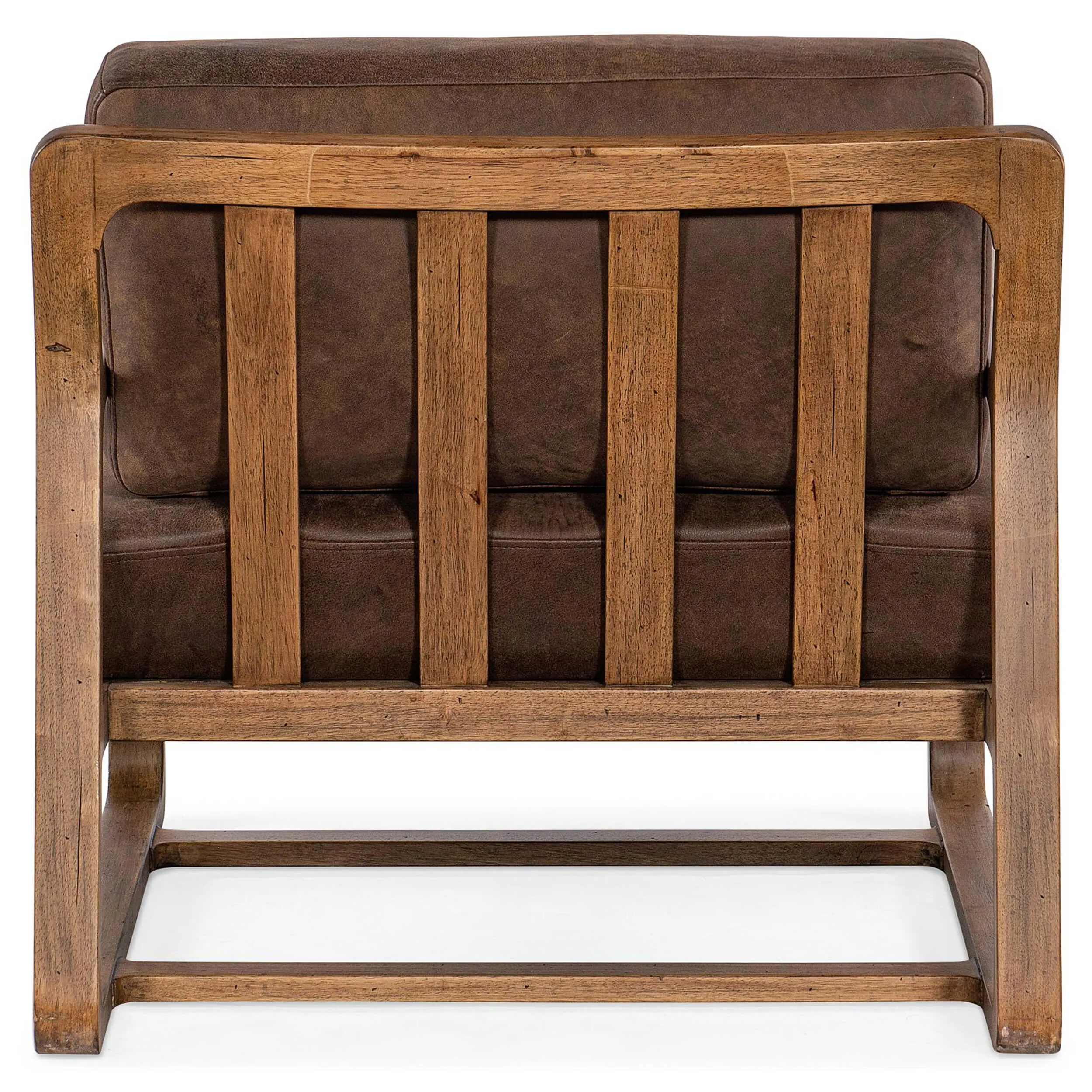 Moraine Leather Chair, Seville Timber