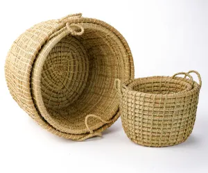 Nested Grass Basket Sets