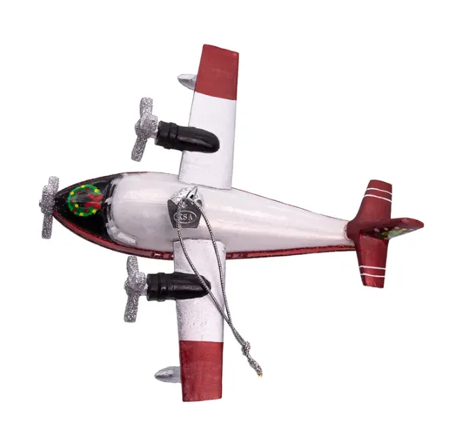 Noble Gems™ Christmas Sea Plane Ornament