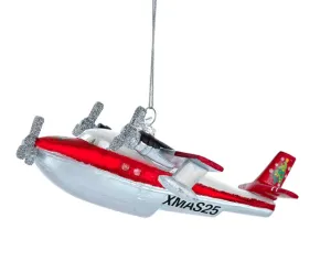 Noble Gems™ Christmas Sea Plane Ornament