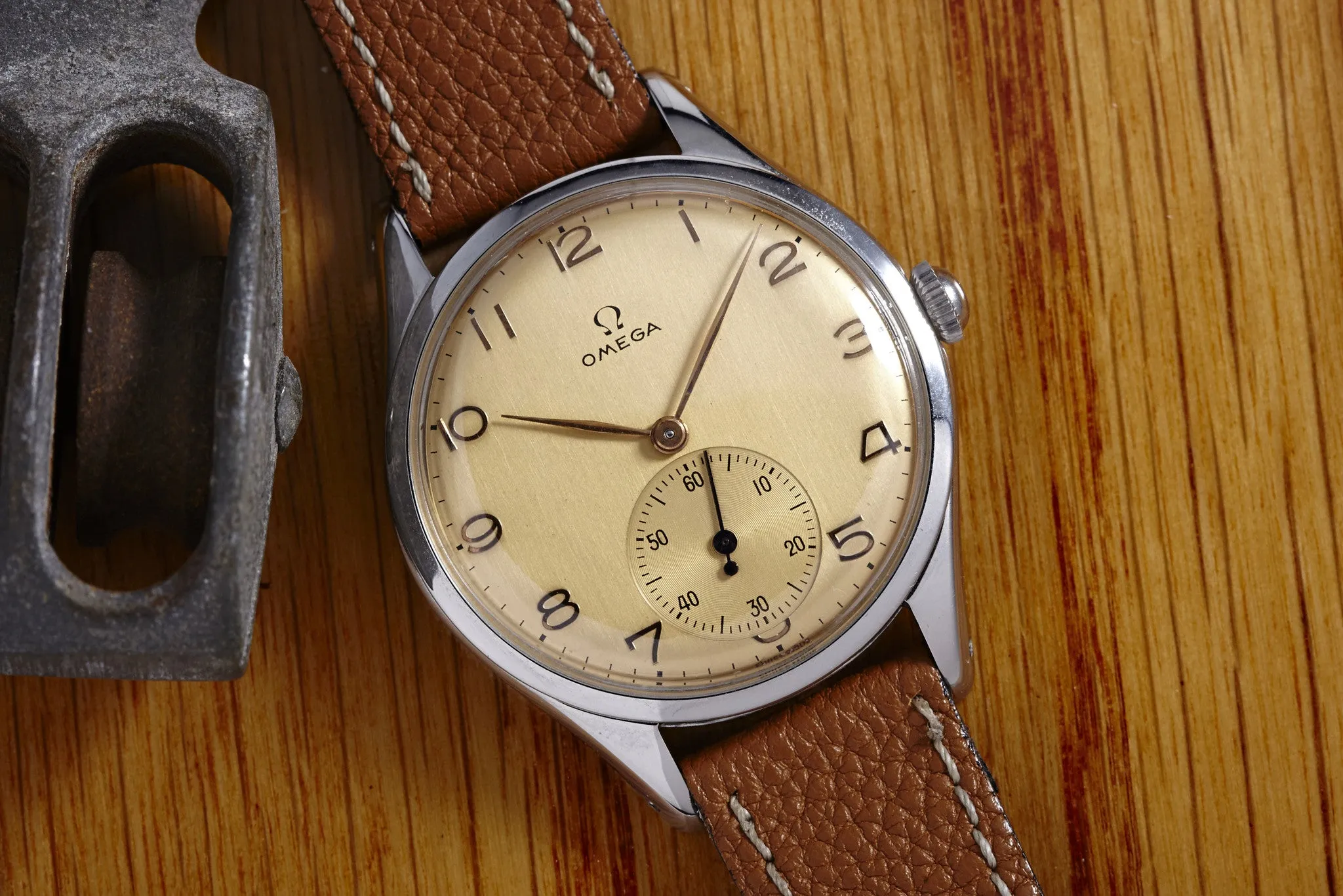 Omega Gentleman's Steel "Jumbo" 1940s