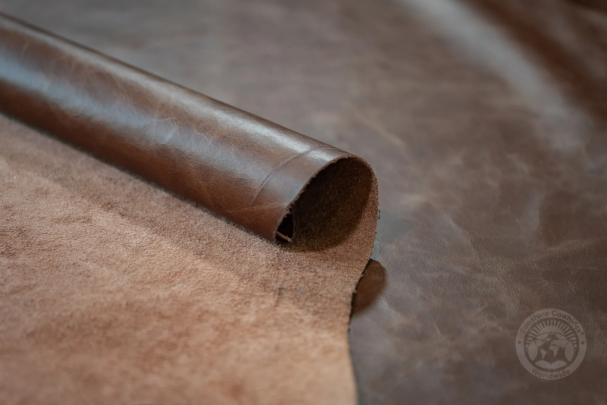 Premium Leather Sheet - Brown Tones 12x12"