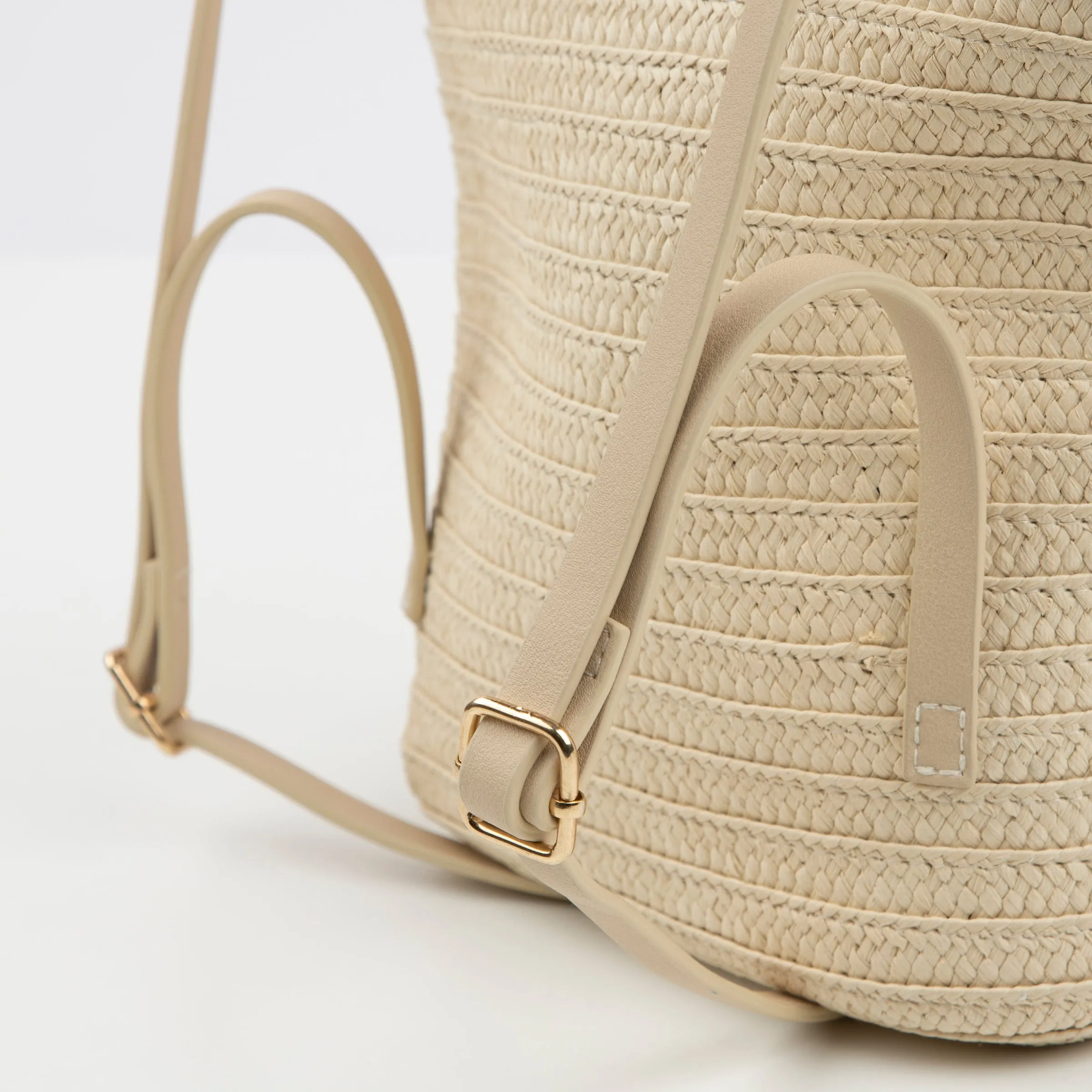 Raffia Bunny Backpack