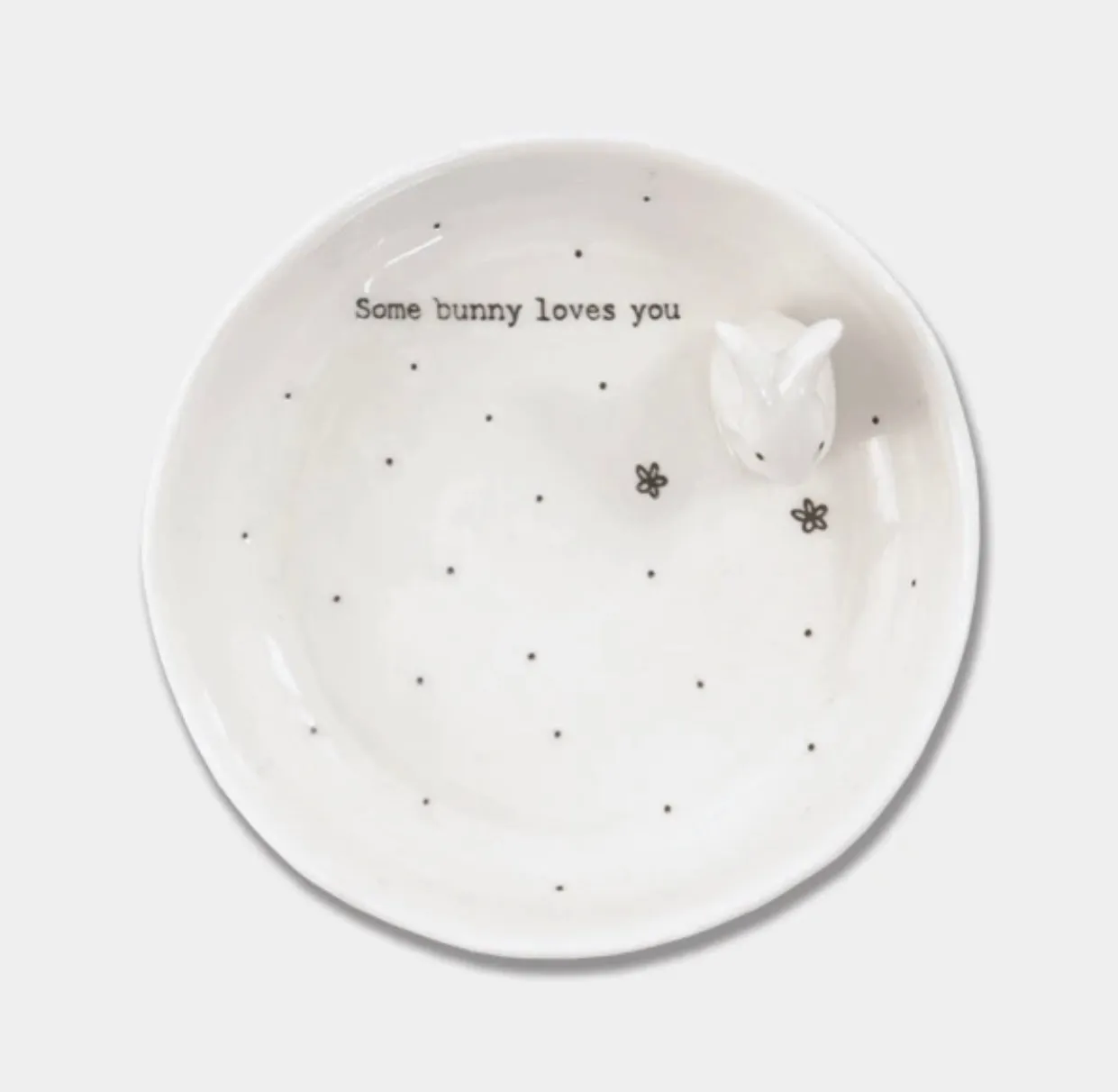 Some Bunny Loves You - Porcelain Jewellery Dish