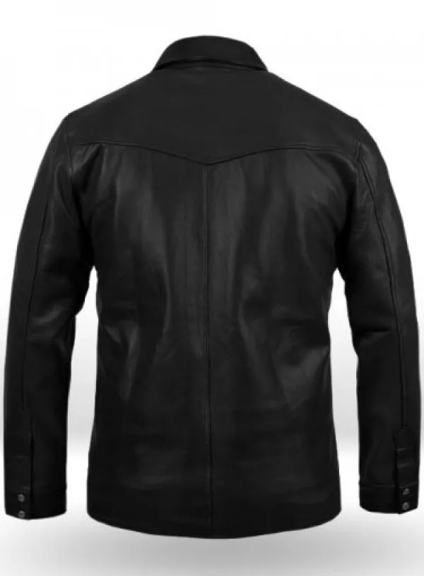 Superiority Men Leather Shirt