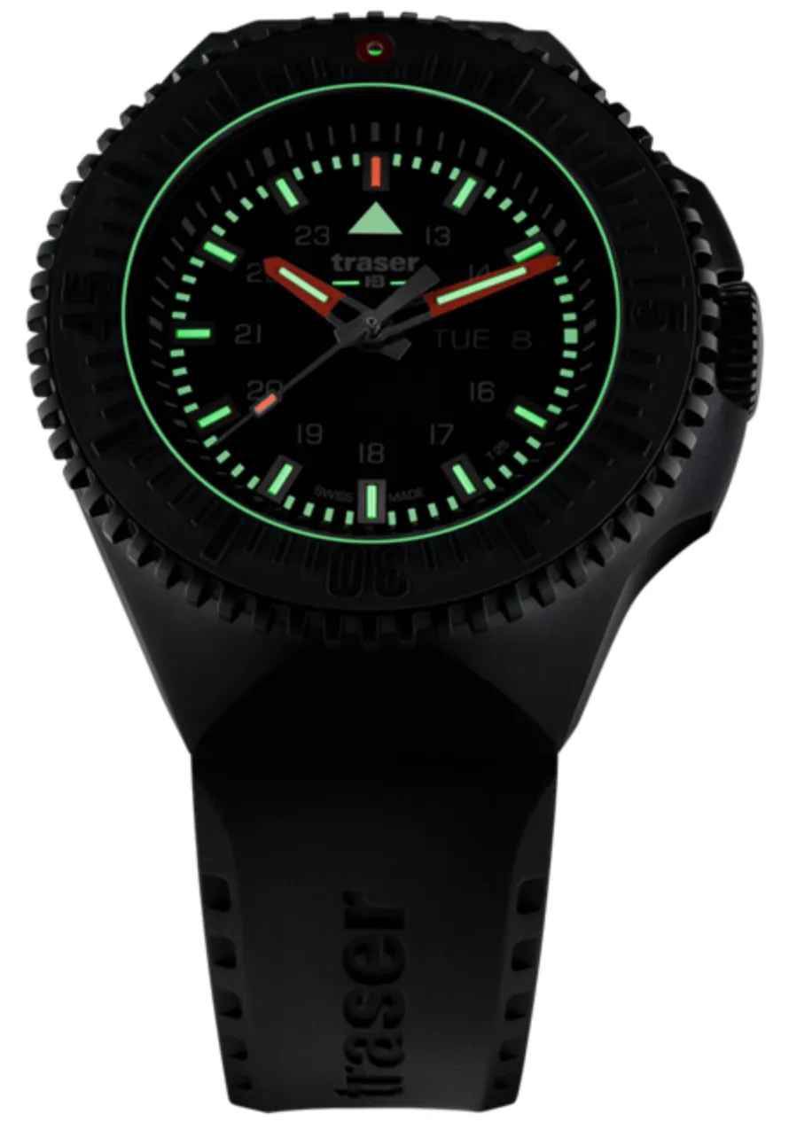 TH3 Watch P69 Black Stealth Black Rubber