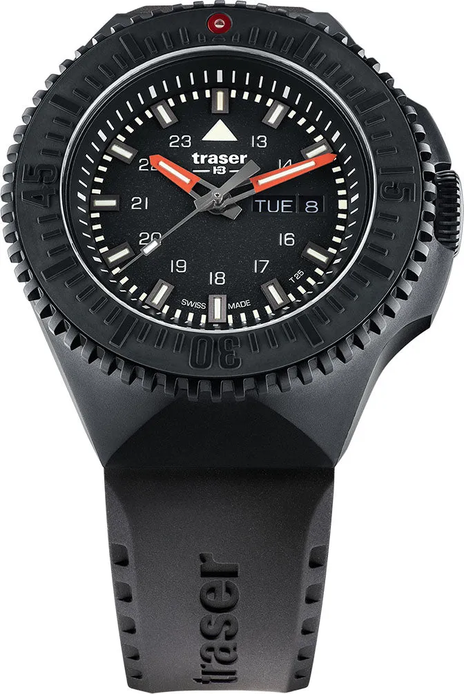 TH3 Watch P69 Black Stealth Black Rubber