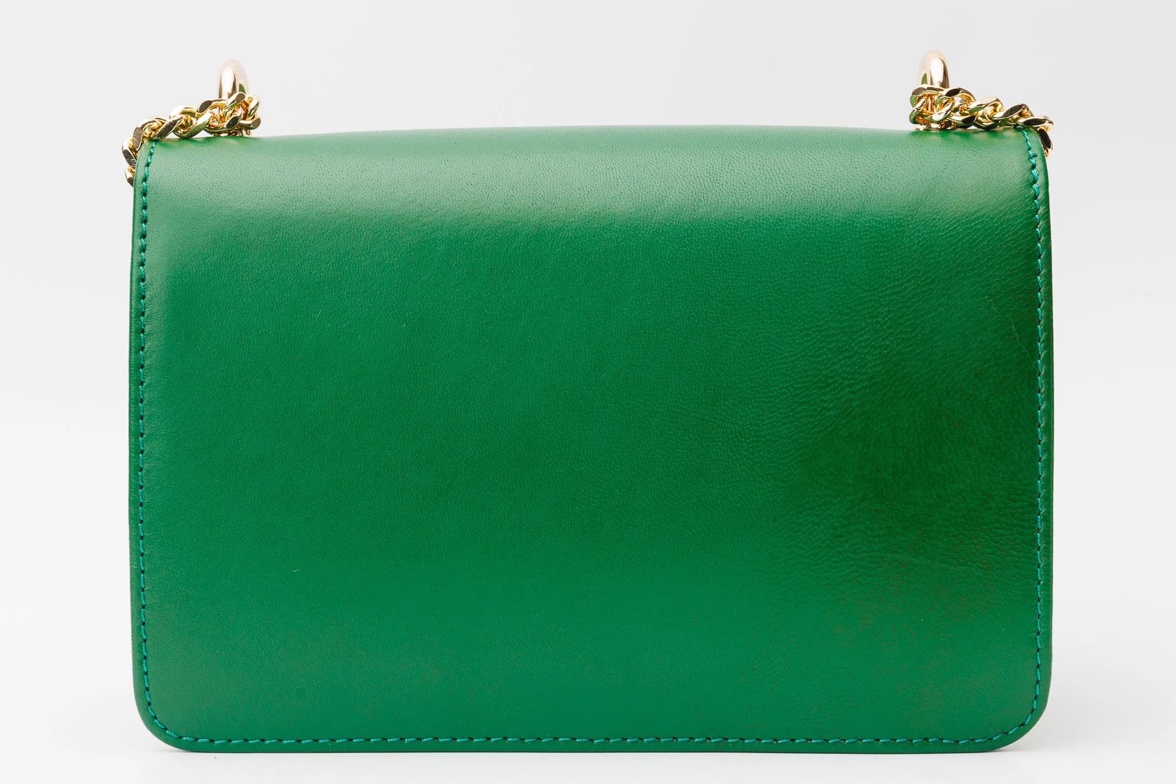 The Maneadero Green Leather Handbag