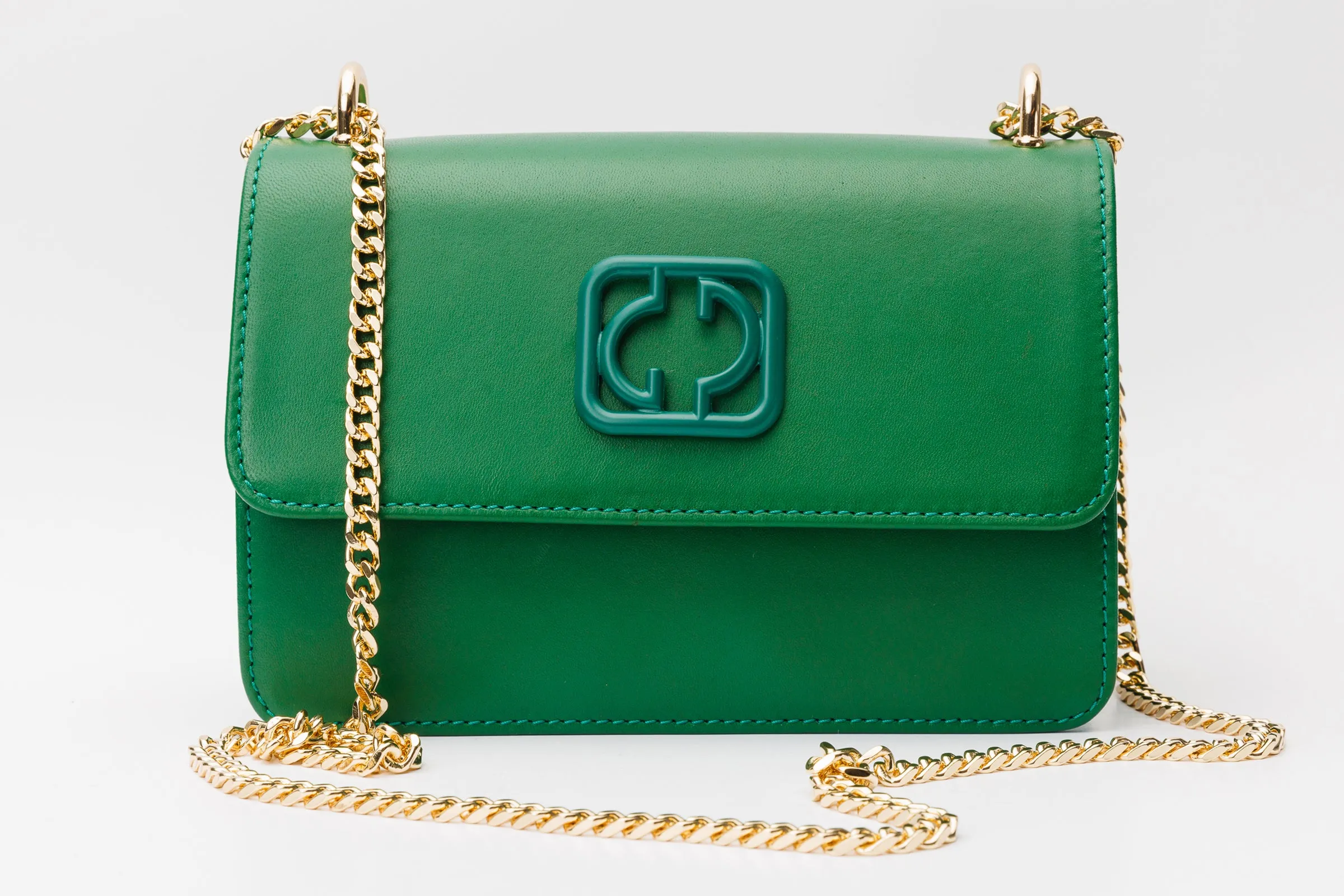 The Maneadero Green Leather Handbag