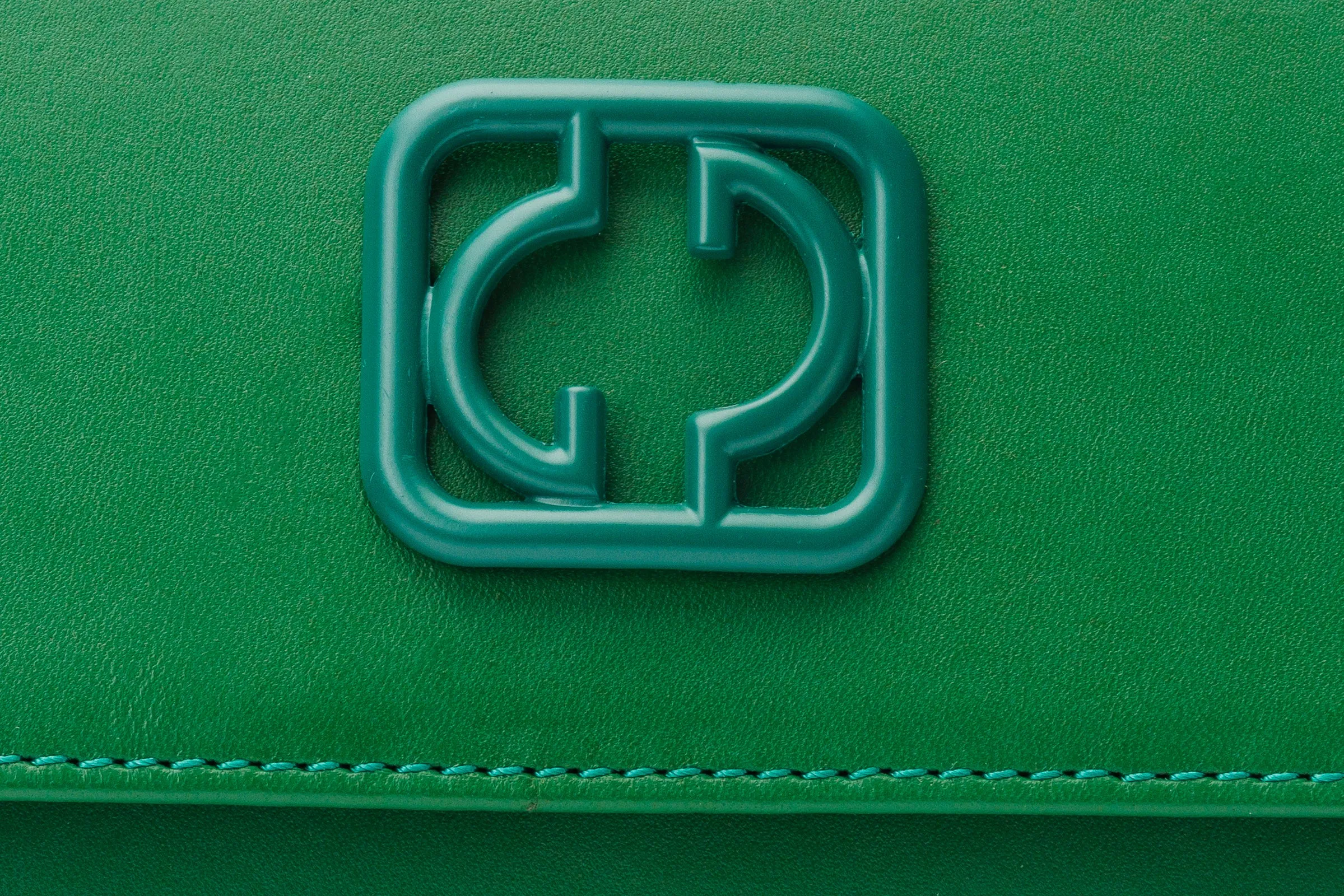 The Maneadero Green Leather Handbag