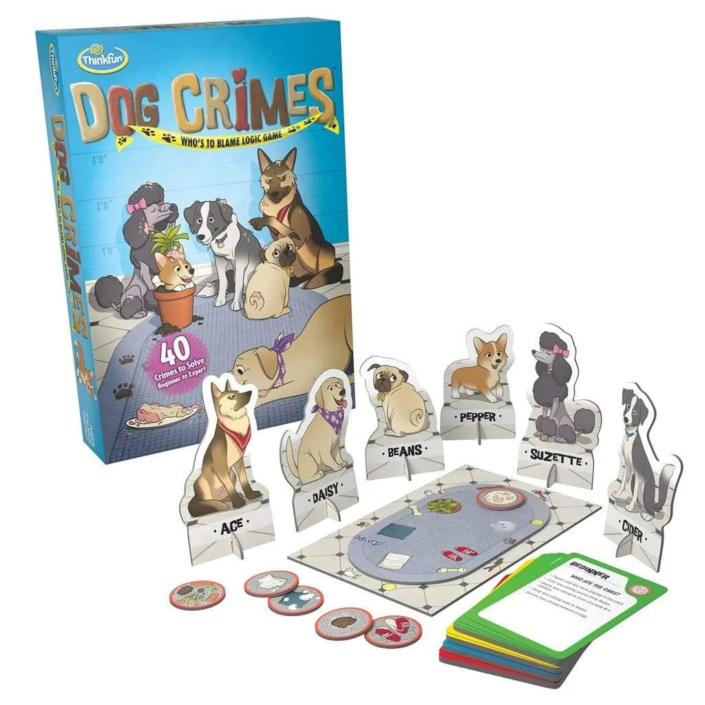 Thinkfun Dog Crimes - Single Player Games