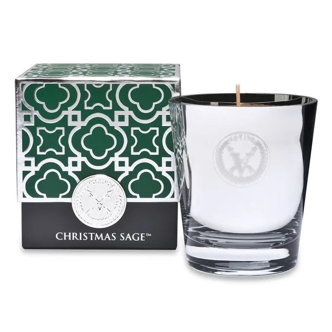 Votivo Christmas Sage Aromatic Candle