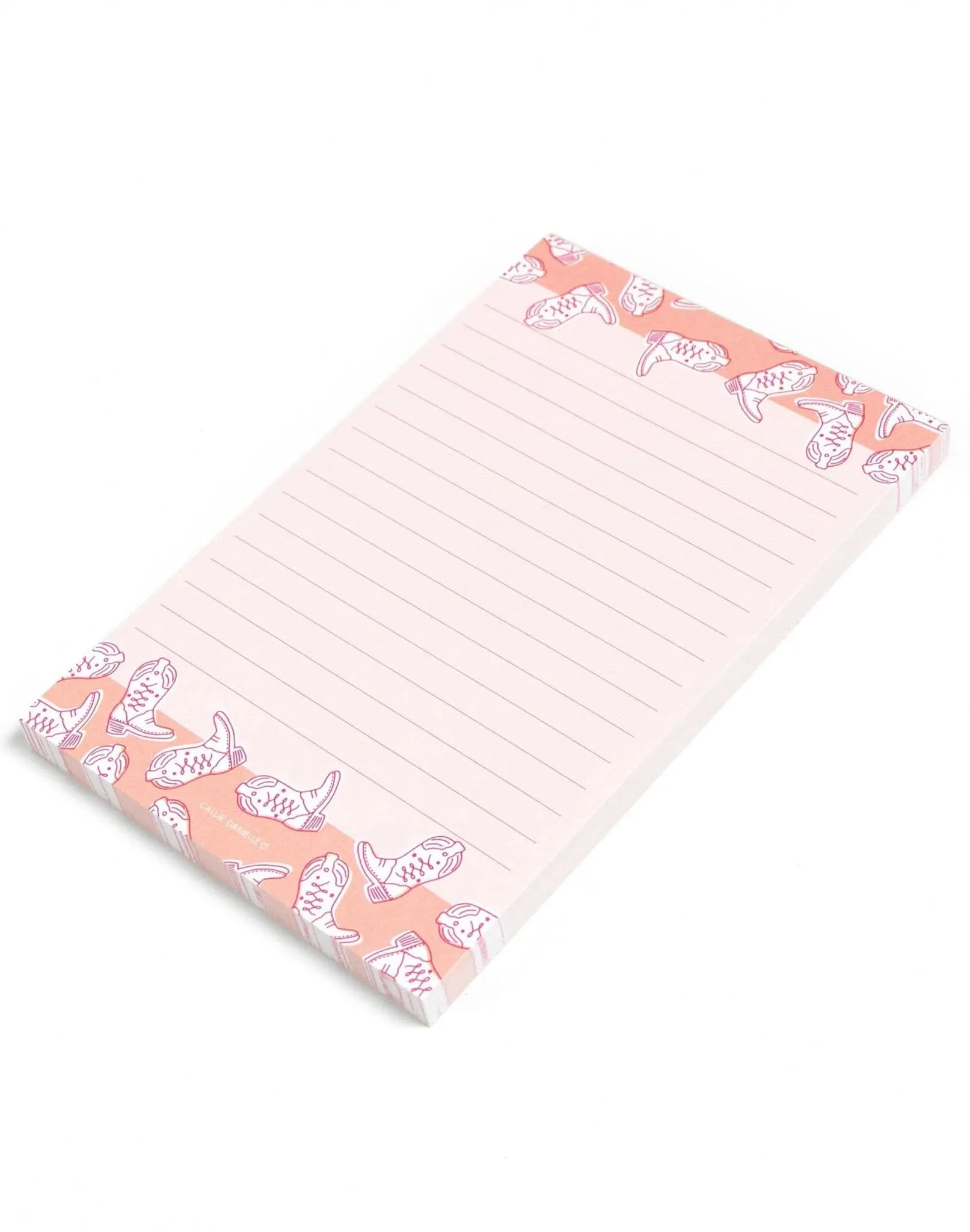 Western Cowgirl Boots Notepad