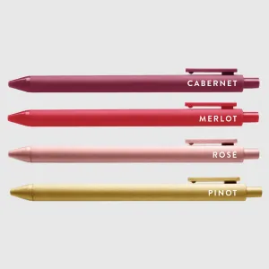 Wine Lovers Jotter Pen Set