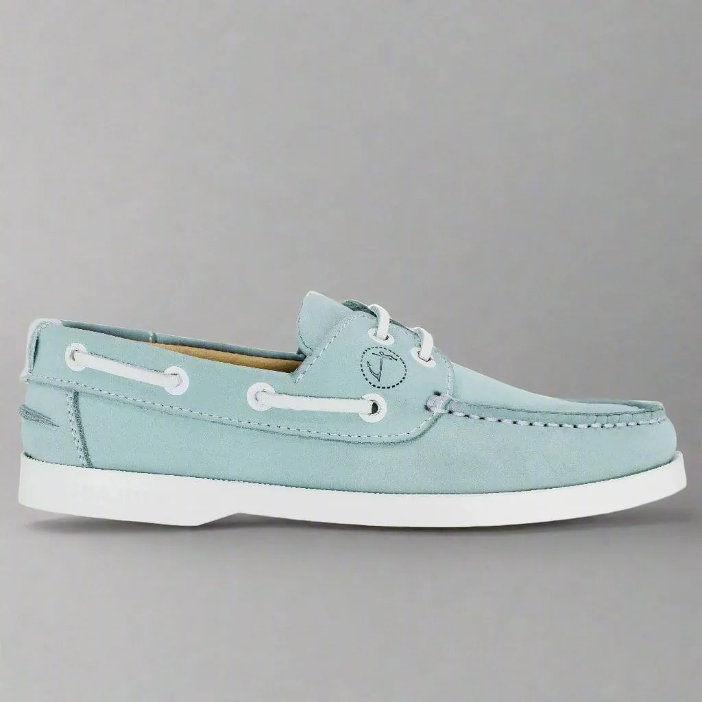 Women’s Nautical Nubuck Leather Boat Shoe