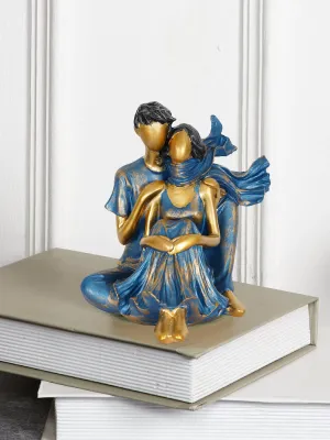 zart Presents New Romantic Couple showpiece (Blue), Resin